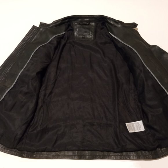 Leather Banana Republic Biker Jacket - Picture 2 of 3
